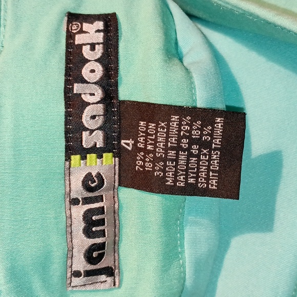 Jamie Sadock Pull-On Golf Skort - Aquamarine - Size 4. - Picture 5 of 7